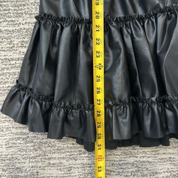 NWT Misa Vegan Leather Severine Dress In Black XS Revolve - Picture 11 of 16